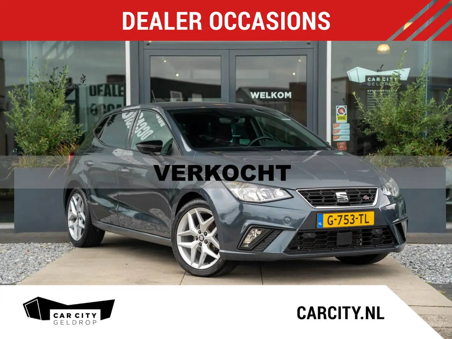 SEAT Ibiza 1.0 TSI FR Business Intense / Camera / Carplay / S Gris - 1