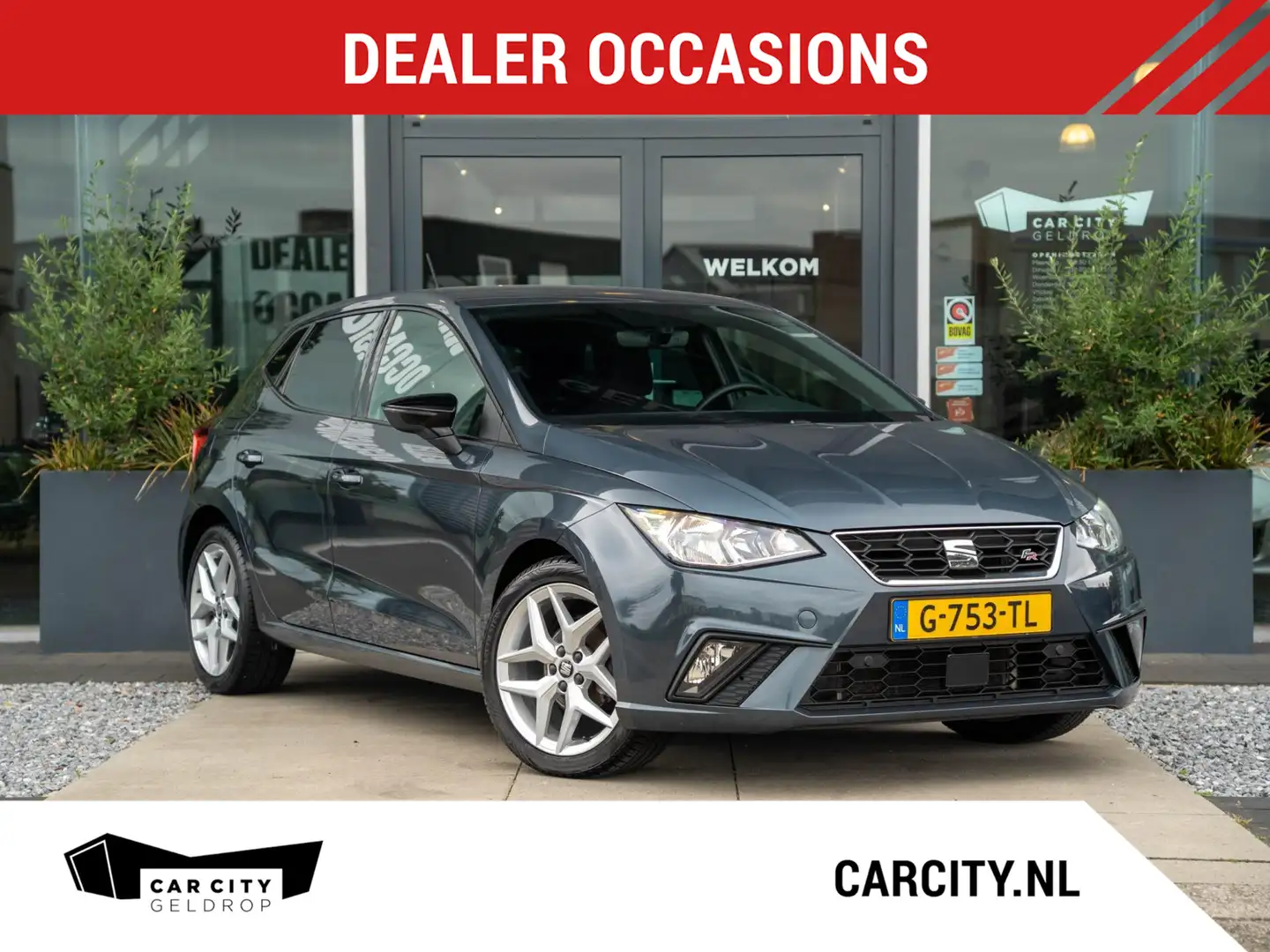 SEAT Ibiza 1.0 TSI FR Business Intense / Camera / Carplay / S Grijs - 1