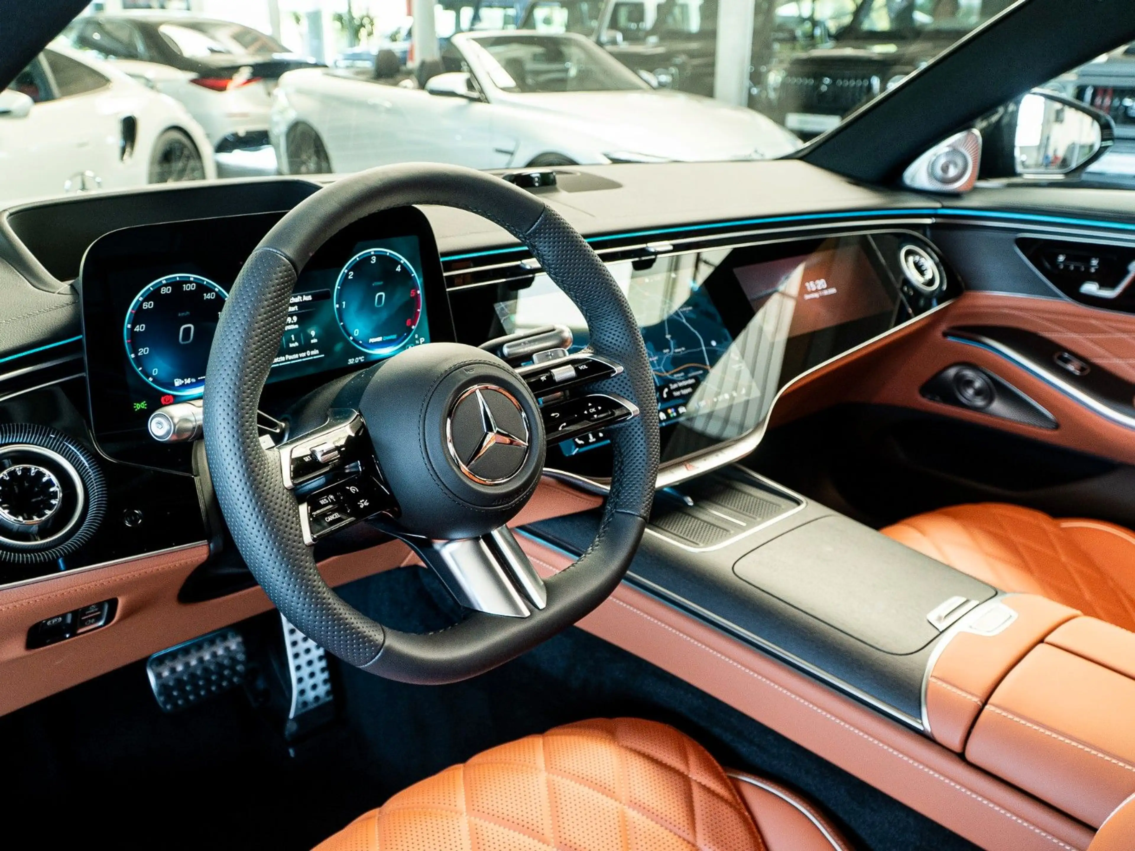 Mercedes-Benz S 450 d AMG Pano Chauffeur Brown HUD — photo 12