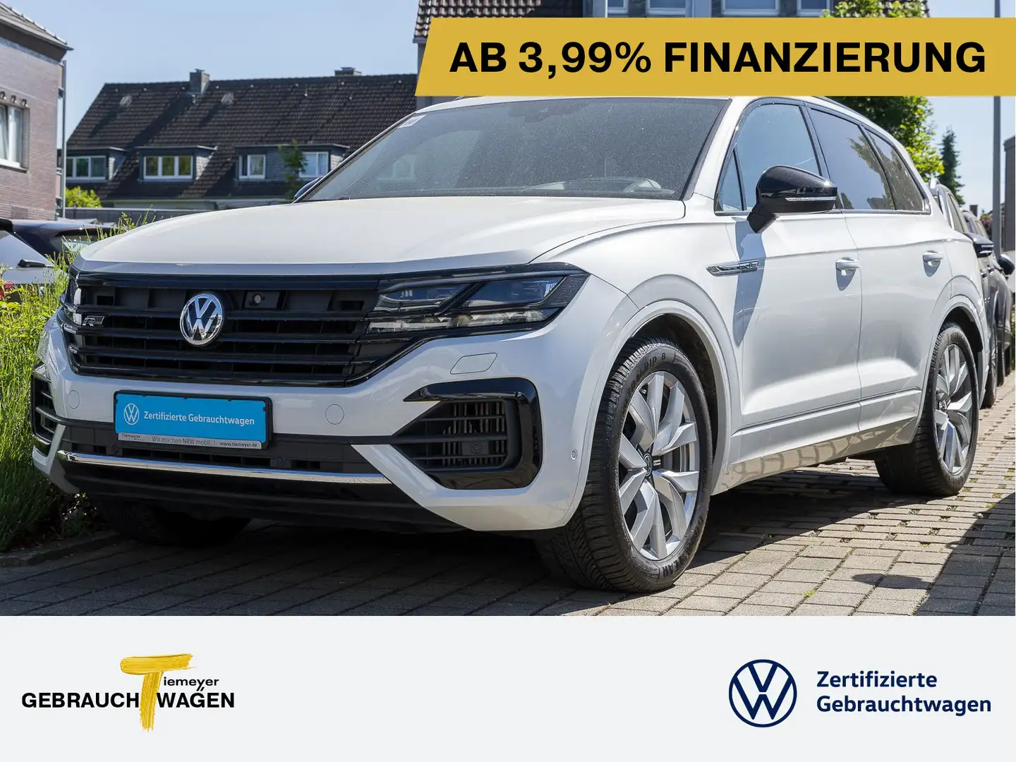 Volkswagen Touareg 4.0 TDI V8 R-LINE BLACK LM21 PANO LUFT S Weiß - 1