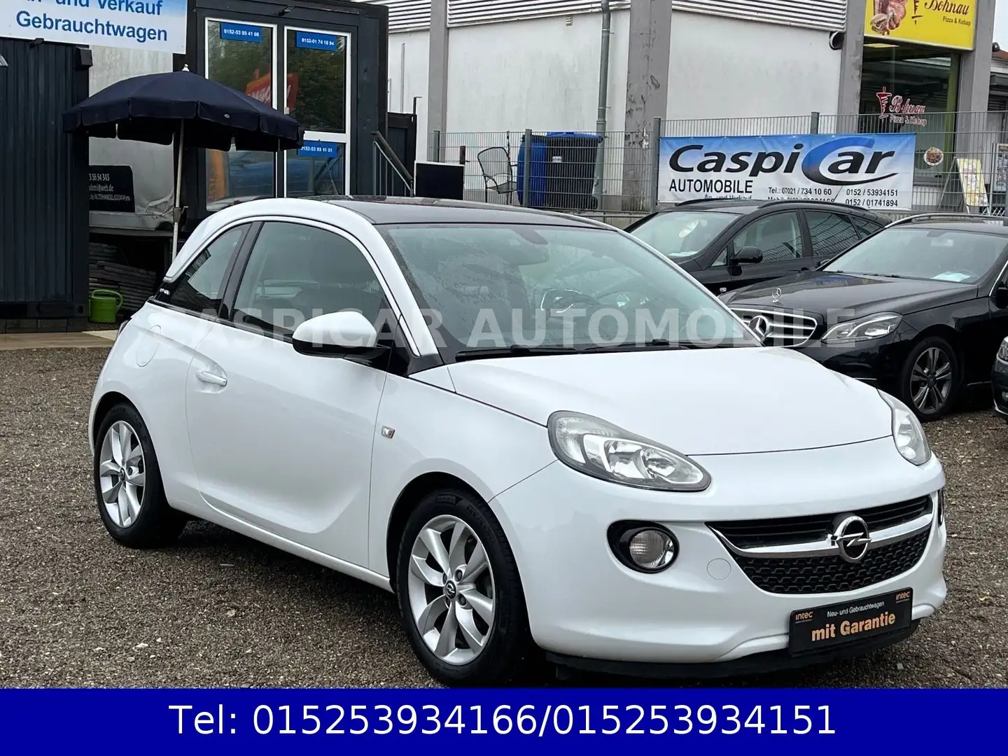 Opel Adam 1,4 Jam,KLIMA,SHZ,TEMPOMAT,PANORAMADACH,ALU Weiß - 1
