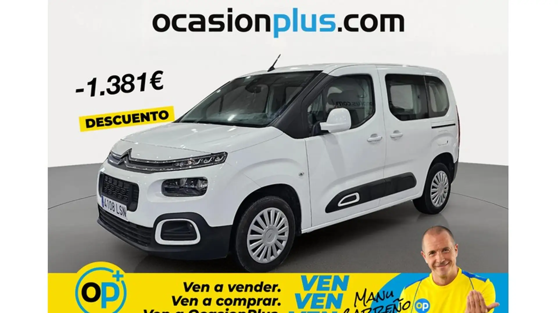 Citroen Berlingo BlueHDi S&S Talla M Feel 100 Blanco - 1