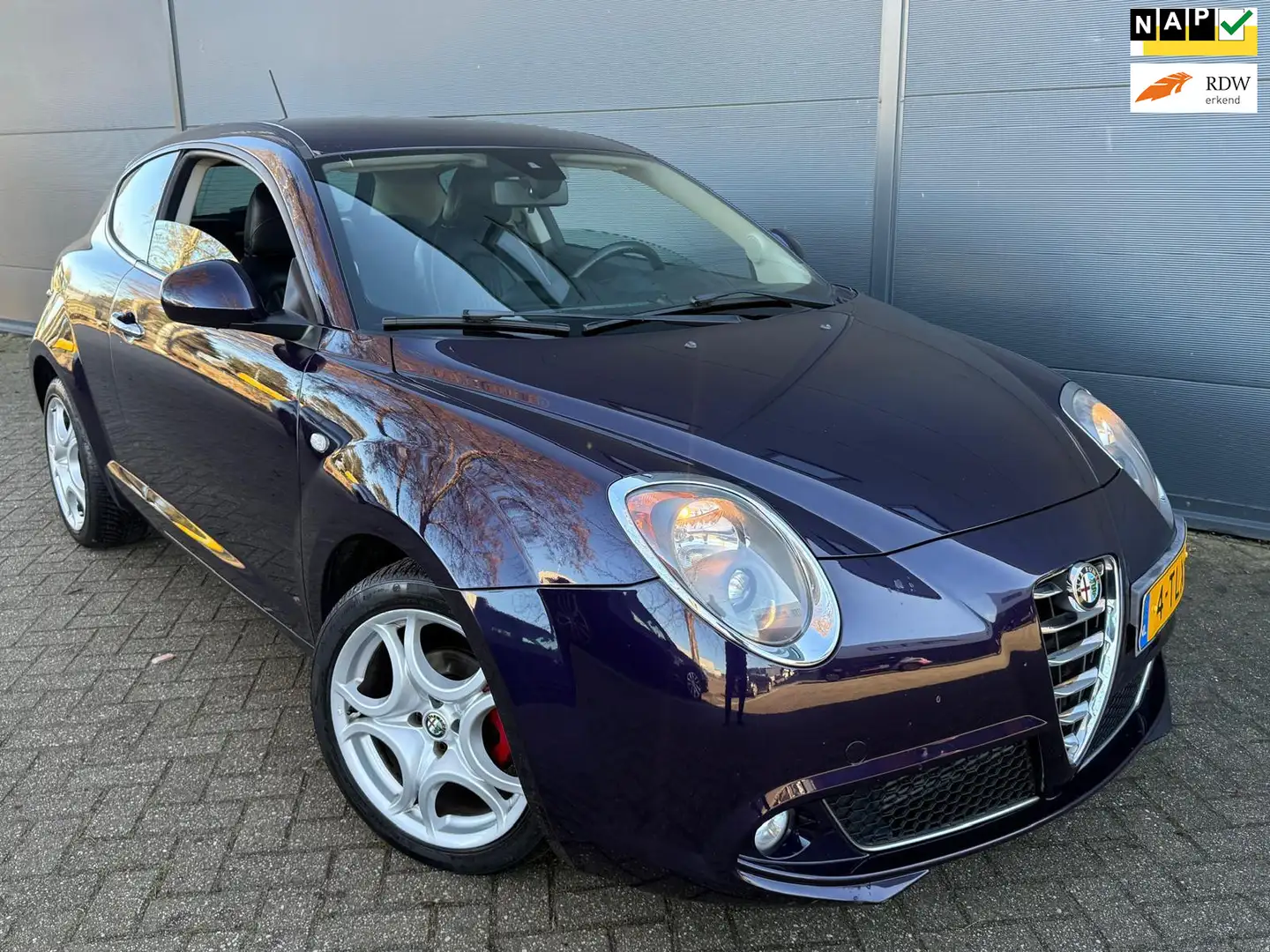 Alfa Romeo MiTo 0.9 TwinAir SBK/Navi/bluetooth/airco/cruise/park s Blau - 1