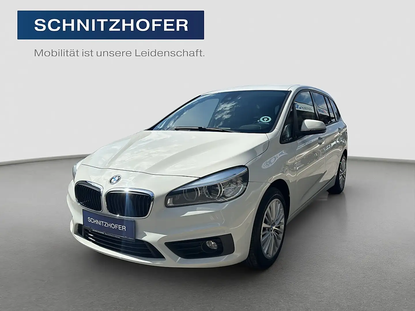 BMW 218 d Gran Tourer Advantage Aut. Weiß - 1