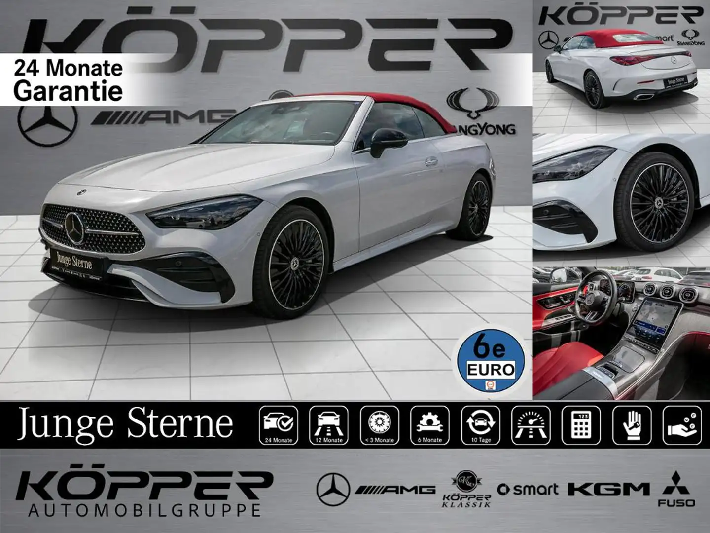 Mercedes-Benz CLE 450 4M Cabrio AMG PremiumPLUS Vollausstattu. Beyaz - 1