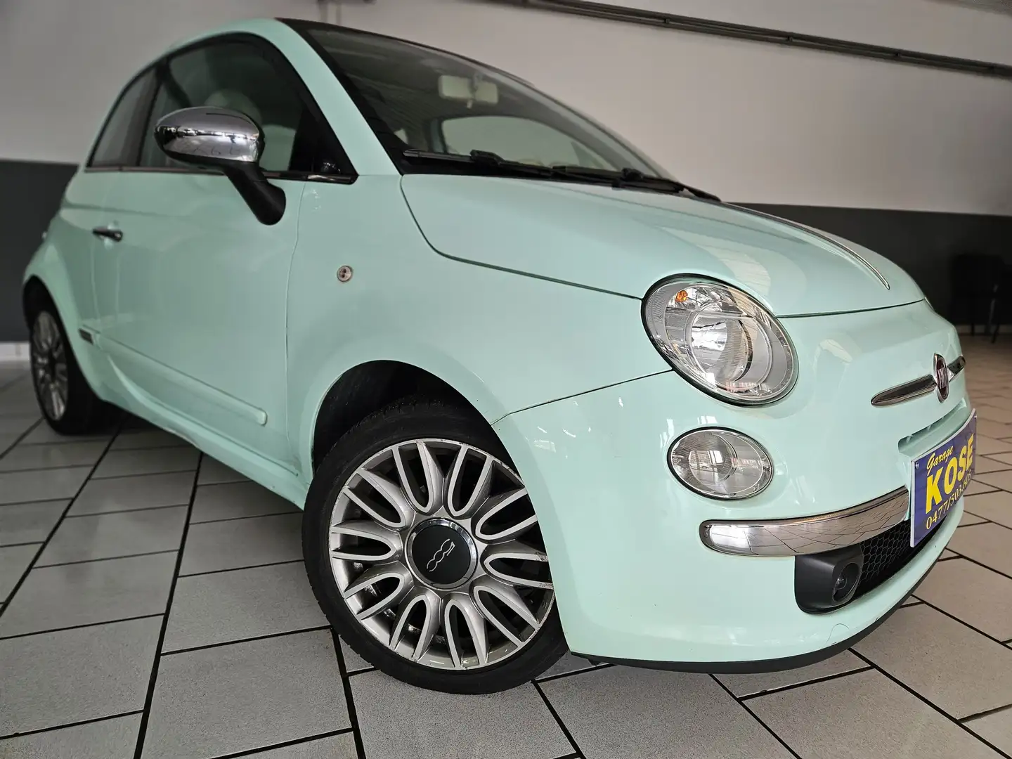 Fiat 500 1.2i 69CV/CUIR/TOIT PANORAMIQUE//GARANTIE CAR-PASS Verde - 2