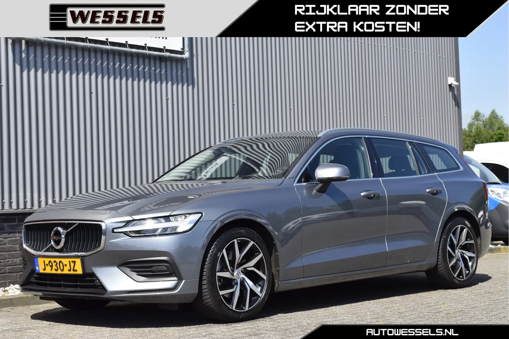 Volvo V60 2.0 T4 Momentum Pro Trekhaak, Elek. achterklep, Ca Grau - 1