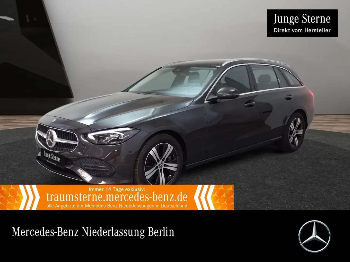 Mercedes-Benz C 220 d T AVANTG+LED+KAMERA+TOTW+KEYLESS+9G Grau - 1