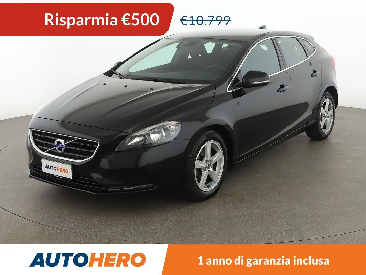 Volvo V40 1.6 D2 Momentum Nero - 1