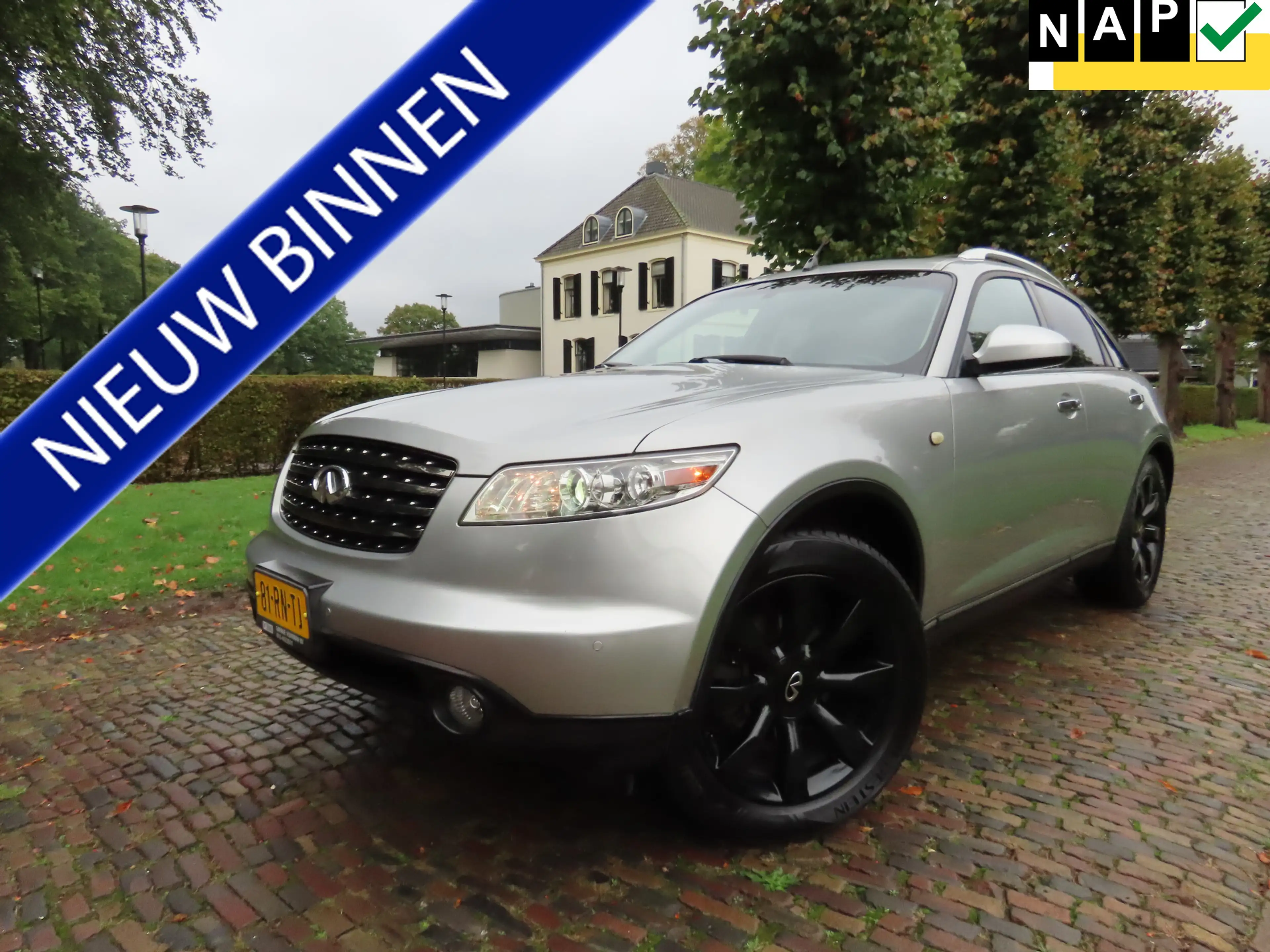 Infiniti FX 35 Carplay Leer Bose Audio Stoelverwarming Navigat