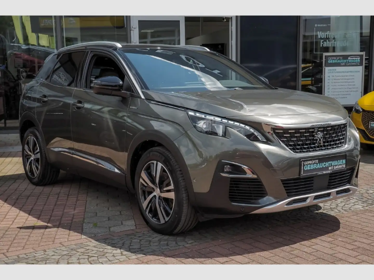 Peugeot 3008 Allure  El.Schiebedach Navi abnehmbare AHK, El. He Gris - 2