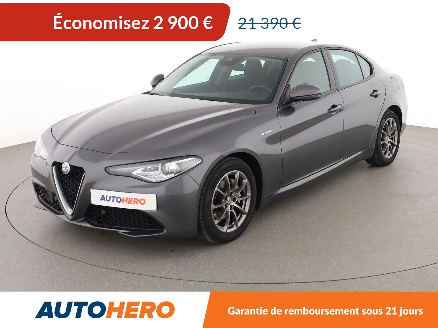 Alfa Romeo Giulia 2.2 Super AT8 Gris - 1