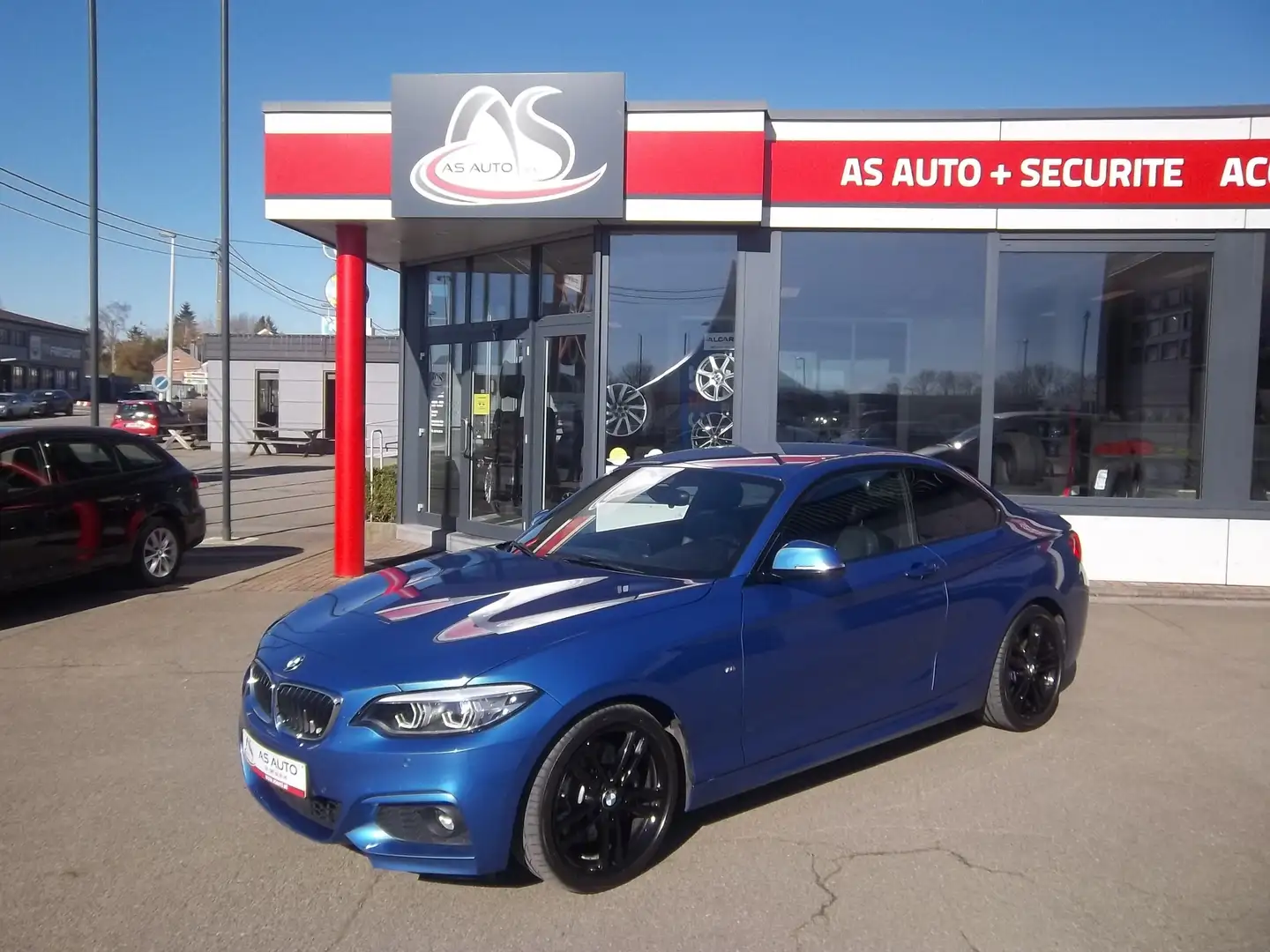 BMW 225 D 2 COUPE DIESEL 2.0D 225cv - 2017 AdBlue (EU6c) Bleu - 1