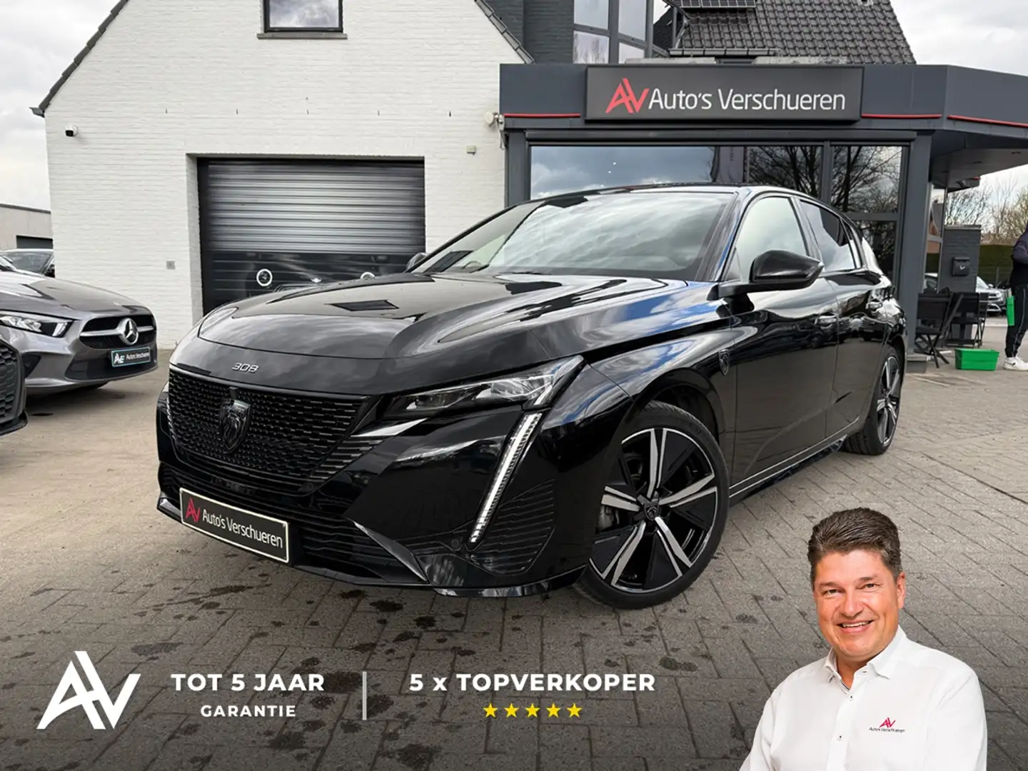 Peugeot 308 GT-Line 1.2 PureTech Aut. ** Camera | Keyless |... Negro - 1
