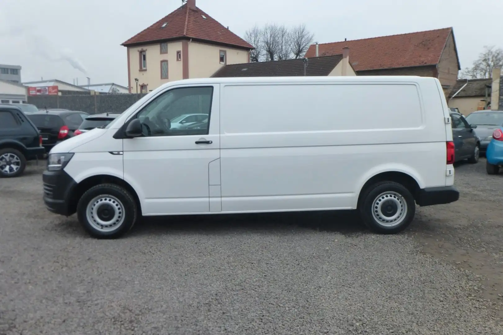 Volkswagen T6 Transporter EcoProfi lang 3 Sitzer Klima AHK Blanc - 2