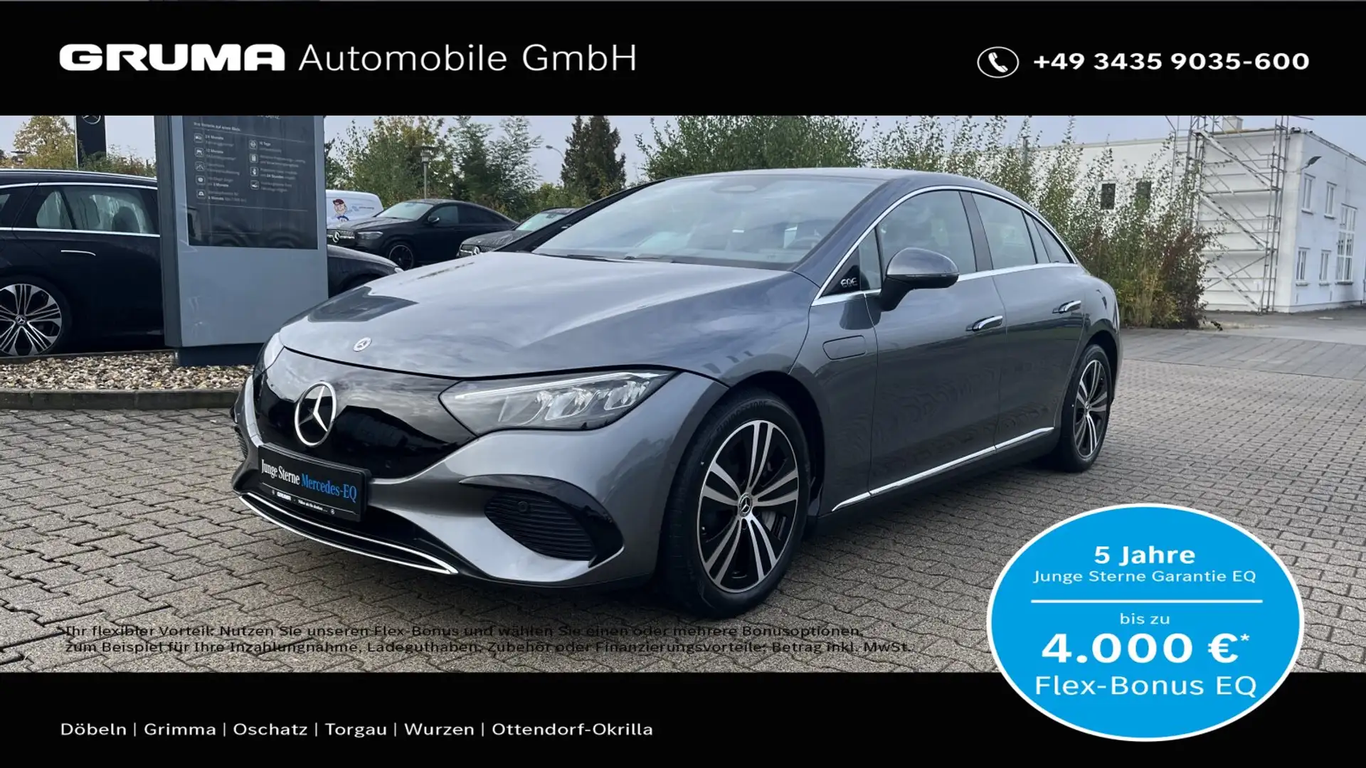 Mercedes-Benz EQE 350 EQE 350 AdvancedPlus+ElectricArt+19"+Keyless+LED Gris - 1