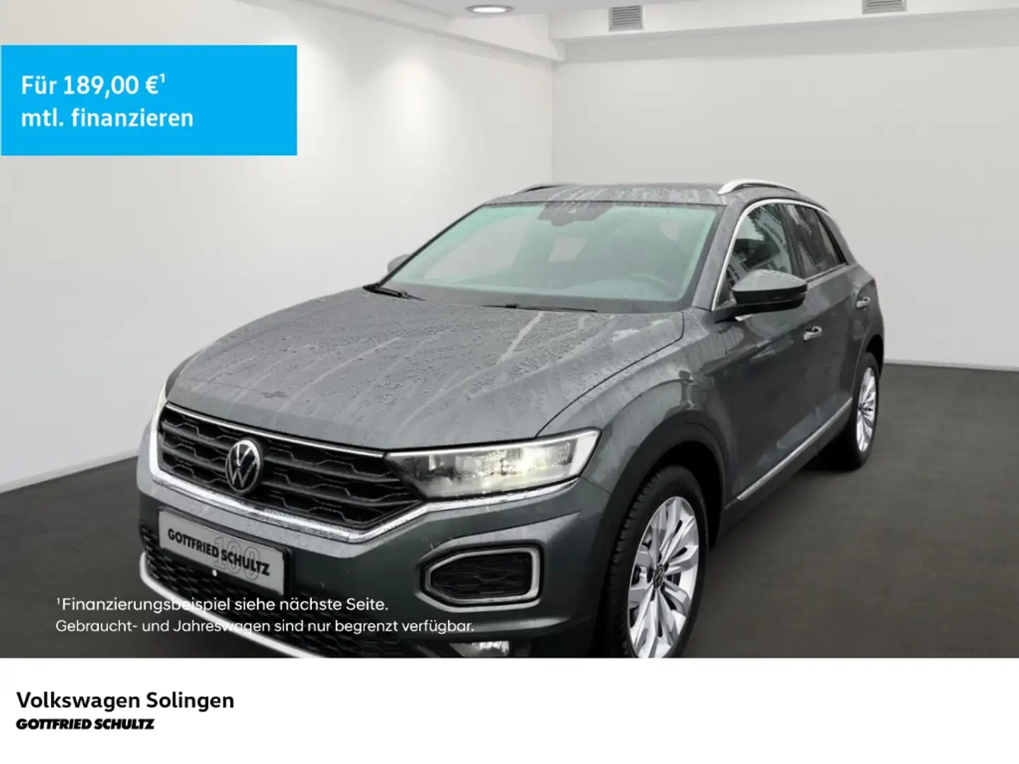 Volkswagen T-Roc 1.5 TSI Sport DSG   AHK   Navi   Kamera   ACC Grau - 1