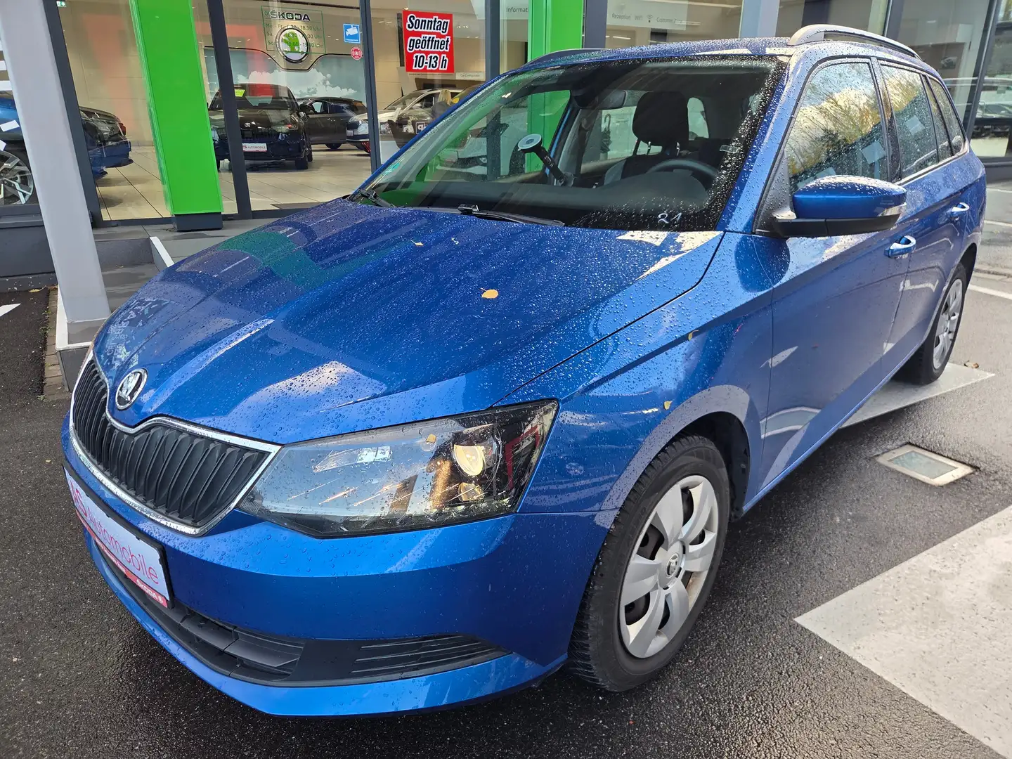 Skoda Fabia "Ihr Skoda Vertragshändler" Blau - 2