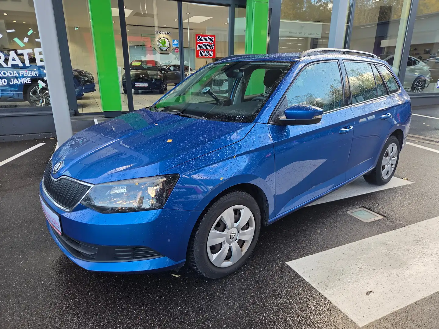 Skoda Fabia "Ihr Skoda Vertragshändler" Blau - 1