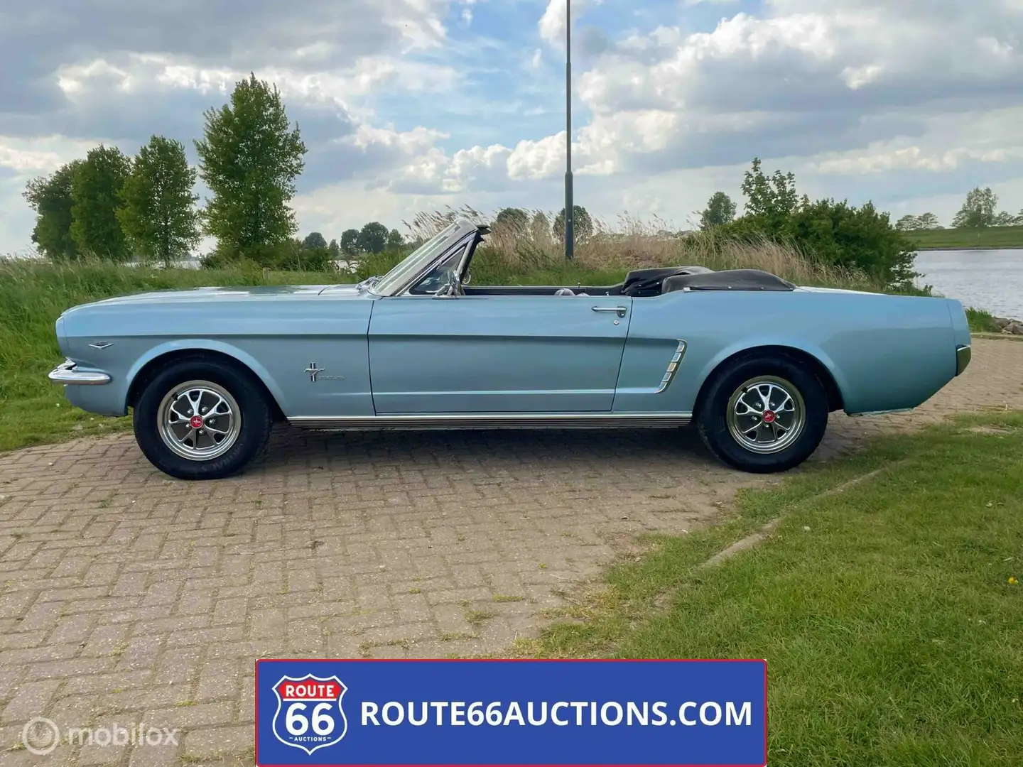 Ford Mustang Cabriolet 1965 | Route 66 auctions Blauw - 2