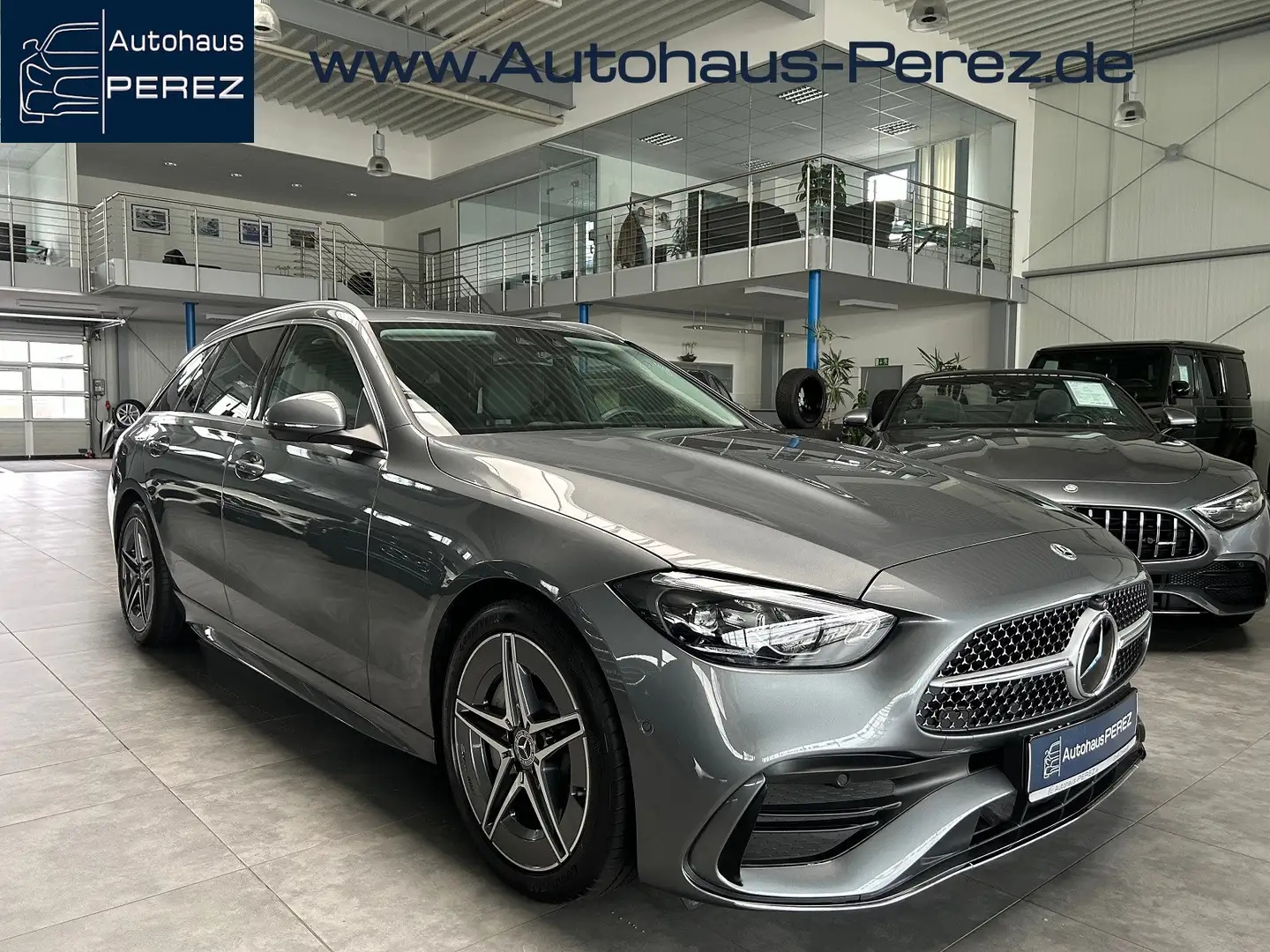 Mercedes-Benz C 300 T d AMG DISTRONIC-STANDHEIZUNG-360°-MEMORY Gri - 1