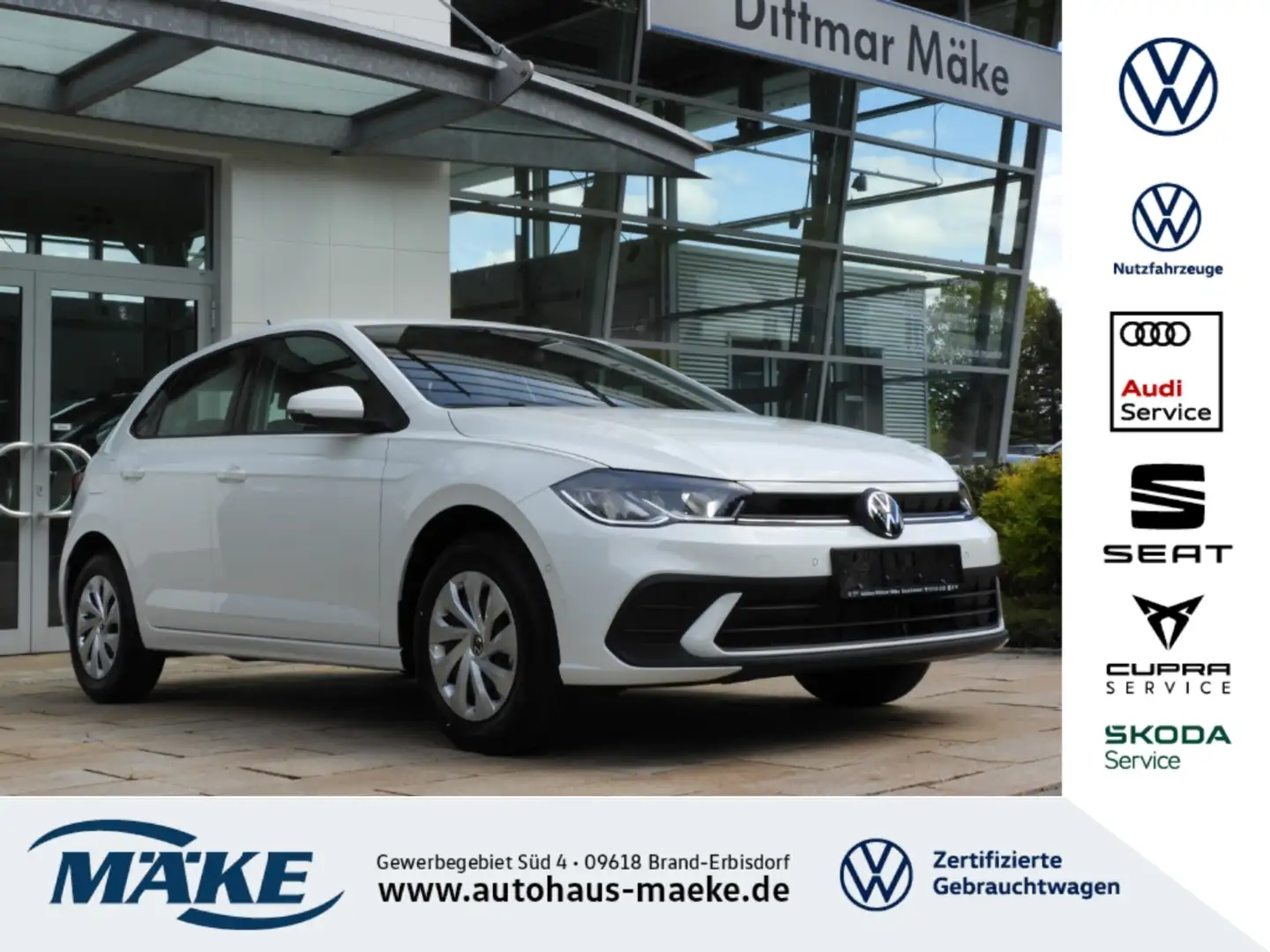Volkswagen Polo Life 1.0 LED PDC RFK KLIMA Weiß - 1