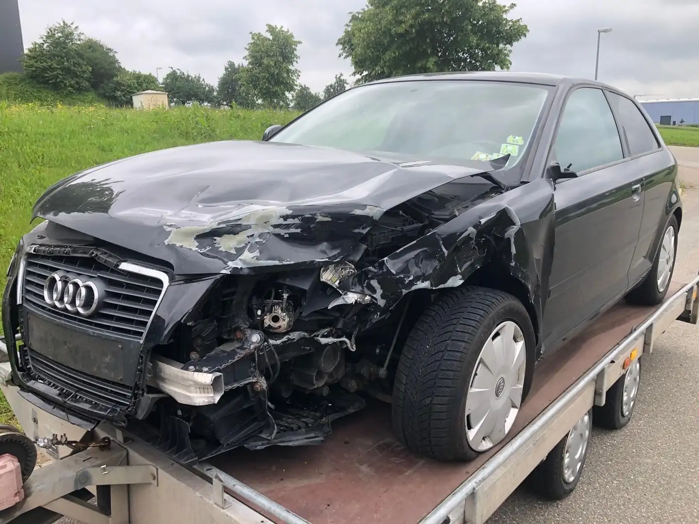 Audi A3 2.0 TDI Ambition Unfall Schwarz - 1