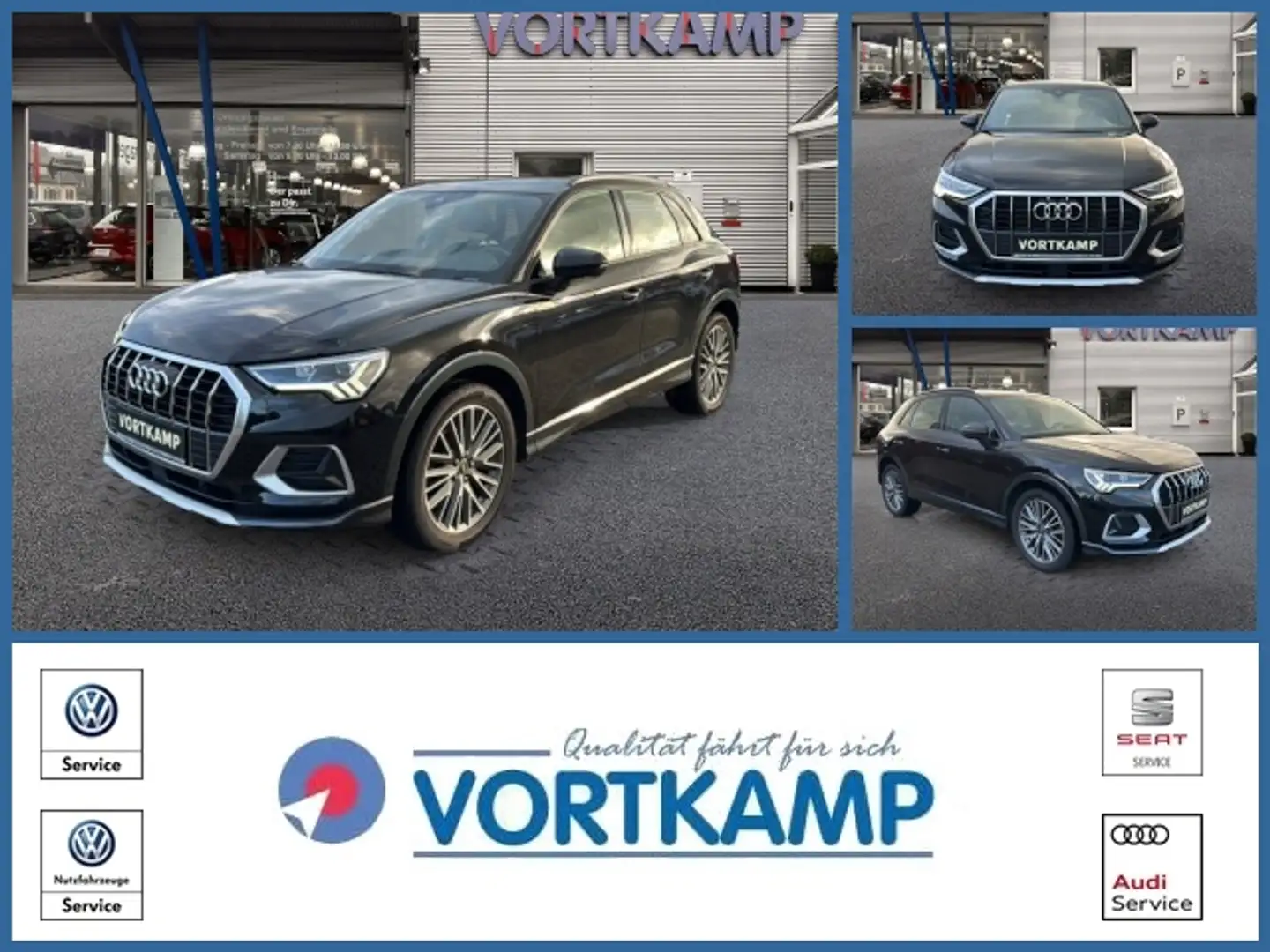 Audi Q3 35 TDI 2.0 TDI S-tronic Pano/Kamera/AHK/ACC Noir - 1