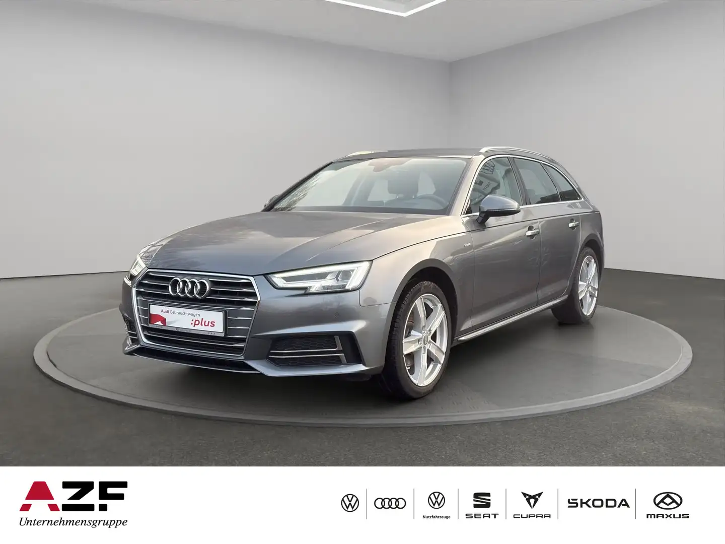 Audi A4 2.0 TFSI ultra S-tronic S line NAVI+LED Grau - 1