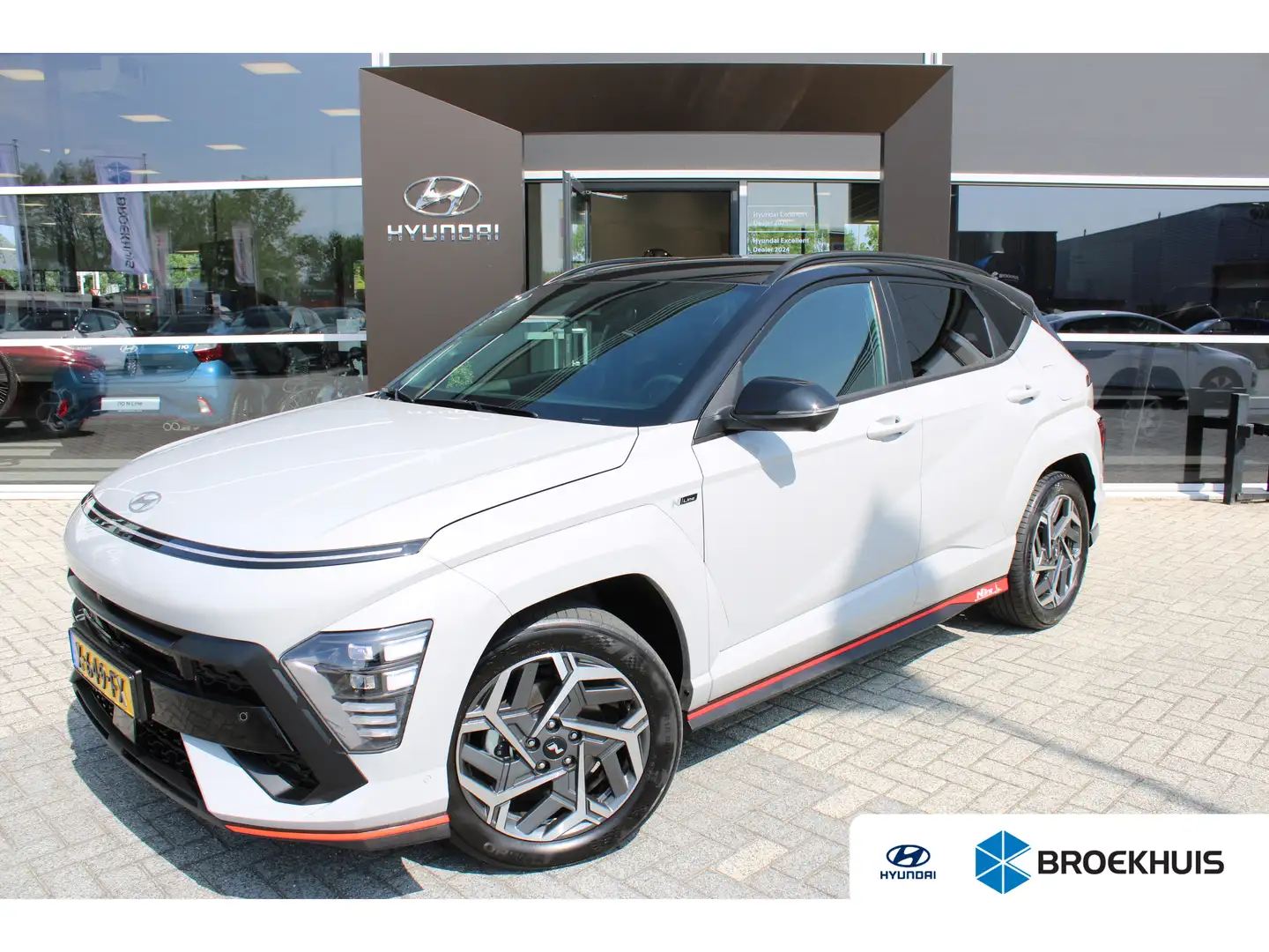 Hyundai KONA 1.6 GDI HEV N Line | Rondomzicht camera | Adaptive Grijs - 1