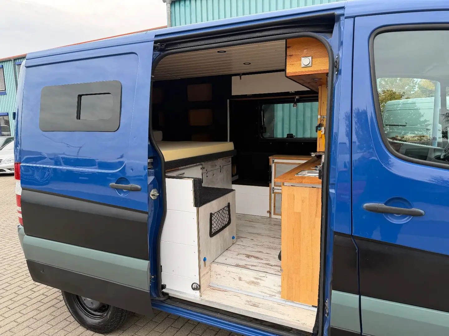 Mercedes-Benz Sprinter WOHNMOBIL CAMPER/BETT+KÜCHE+STANDHEIZUN Azul - 1