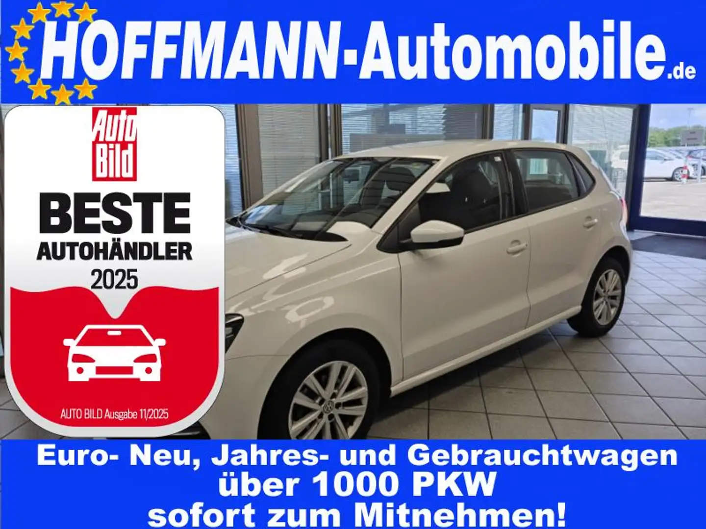 Volkswagen Polo Allwetterreifen,PDC,Sitzheizung,Klima Weiß - 1