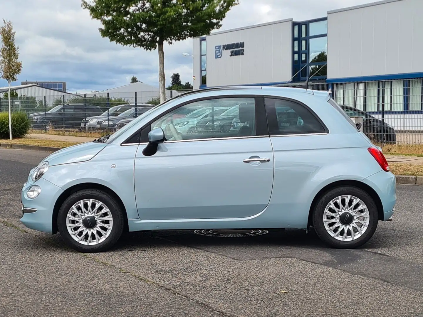 Fiat 500 Basis*Navi*PDC*8-Fach*Panorama* Blau - 2