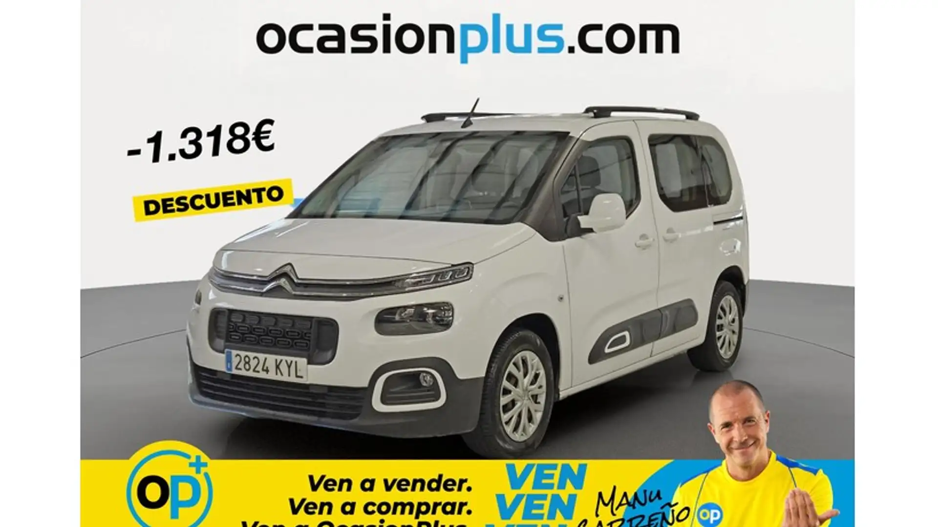 Citroen Berlingo BlueHDi S&S Talla M Feel 100 Blanco - 1