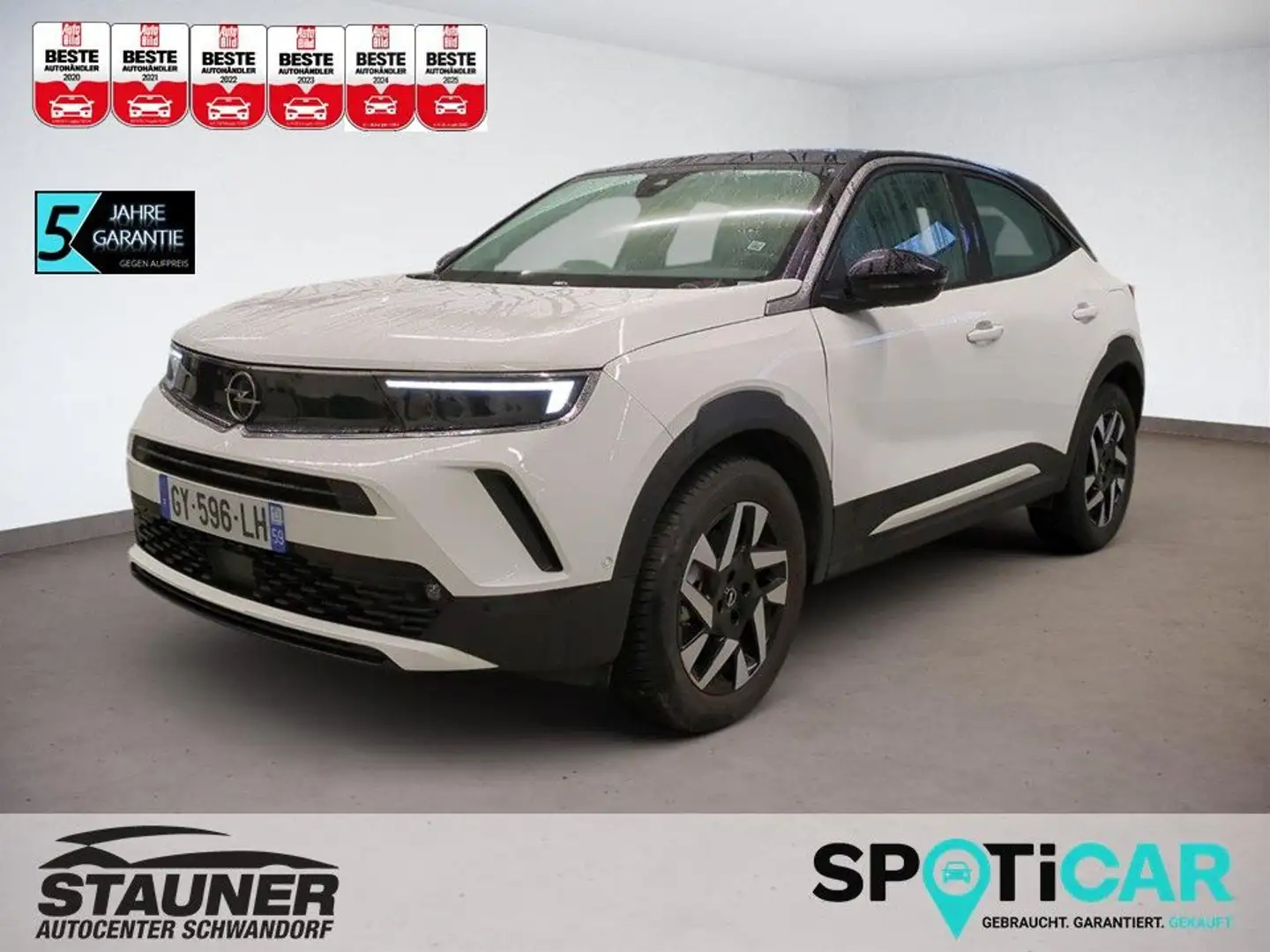 Opel Mokka -e Elegance Elektro *11 KW OBC* PDC*SHZ* Blanc - 1