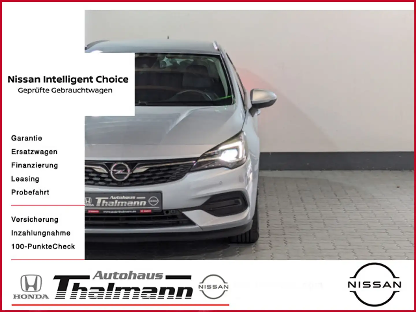 Opel Astra K Sports Tourer 1.5 D Elegance LED, NAVI, Argent - 1