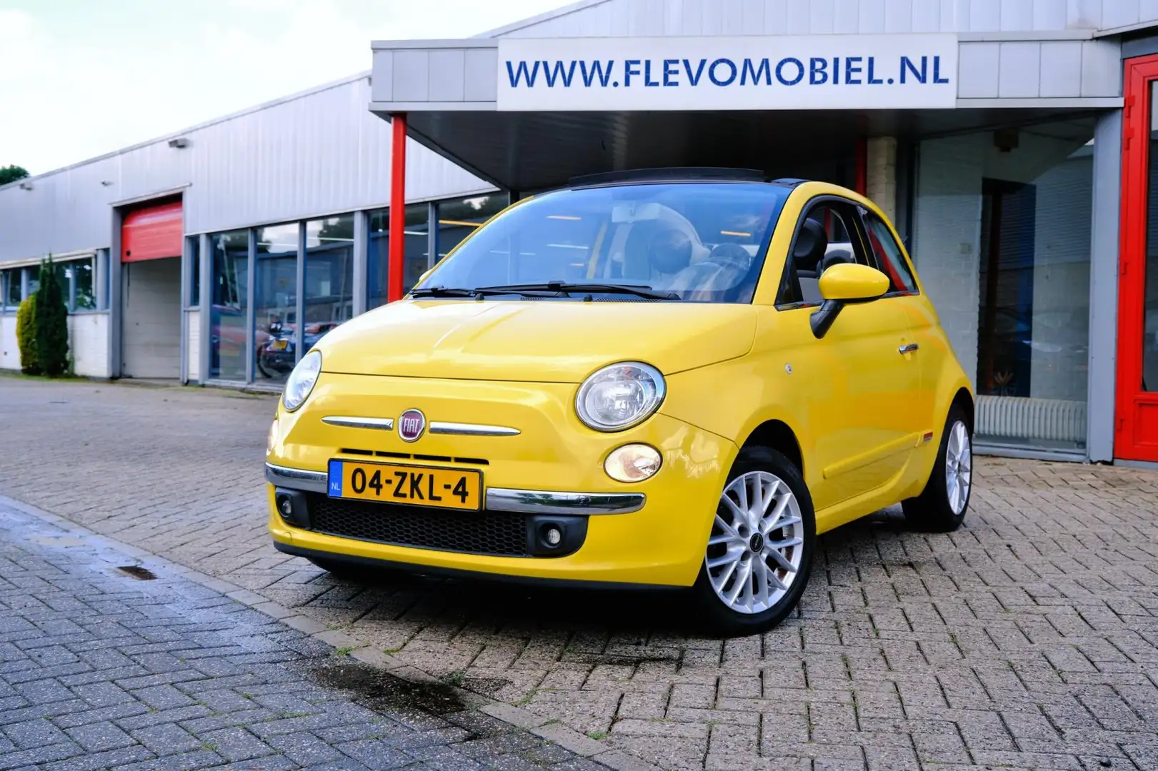 Fiat 500C 1.2 Lounge Pano|Clima|LMV Jaune - 1
