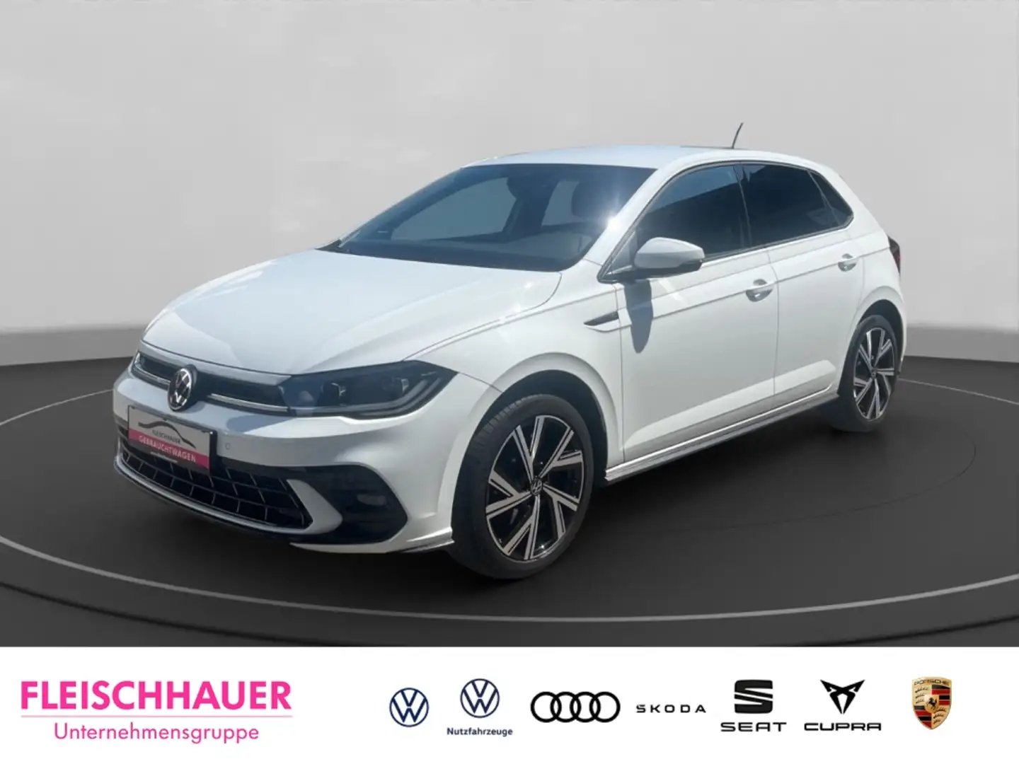 Volkswagen Polo VI R-Line 1.0 TSI DSG Tempomat Sitzhz Weiß - 1