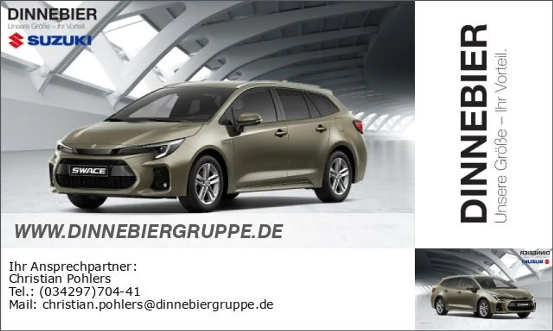 Suzuki Swace Comfort+ CVT inkl. 6 Jahre Garantie Brons - 1