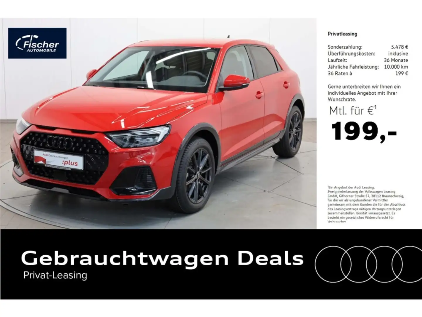 Audi A1 allstreet 30 TFSI S-Tronic NAV/LED/Virt./SH Rot - 1