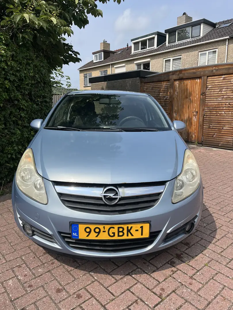 Opel Corsa 1.2-16V Enjoy Blauw - 2