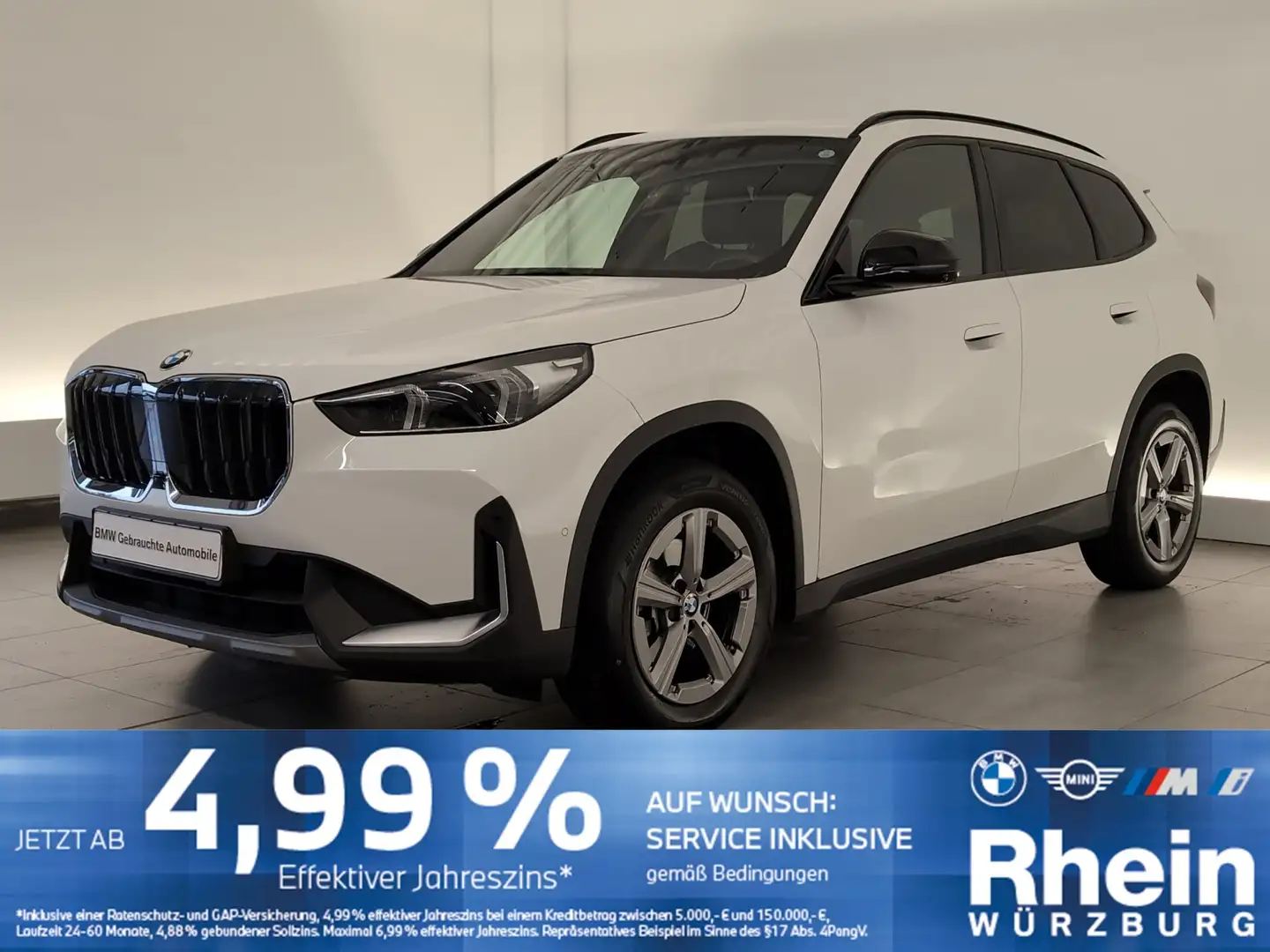 BMW X1 sDrive18d AHK/HeadUp/LED/KeylessEntry AHK/HeadUp/L Weiß - 1