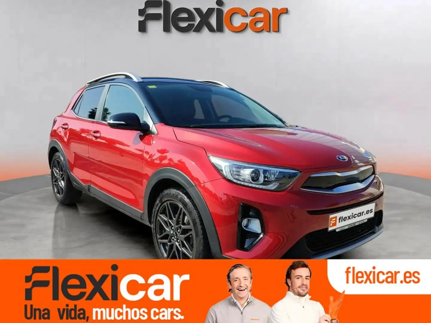 Kia Stonic 1.0 T-GDi 88kW (120CV) Black Edition Rood - 1
