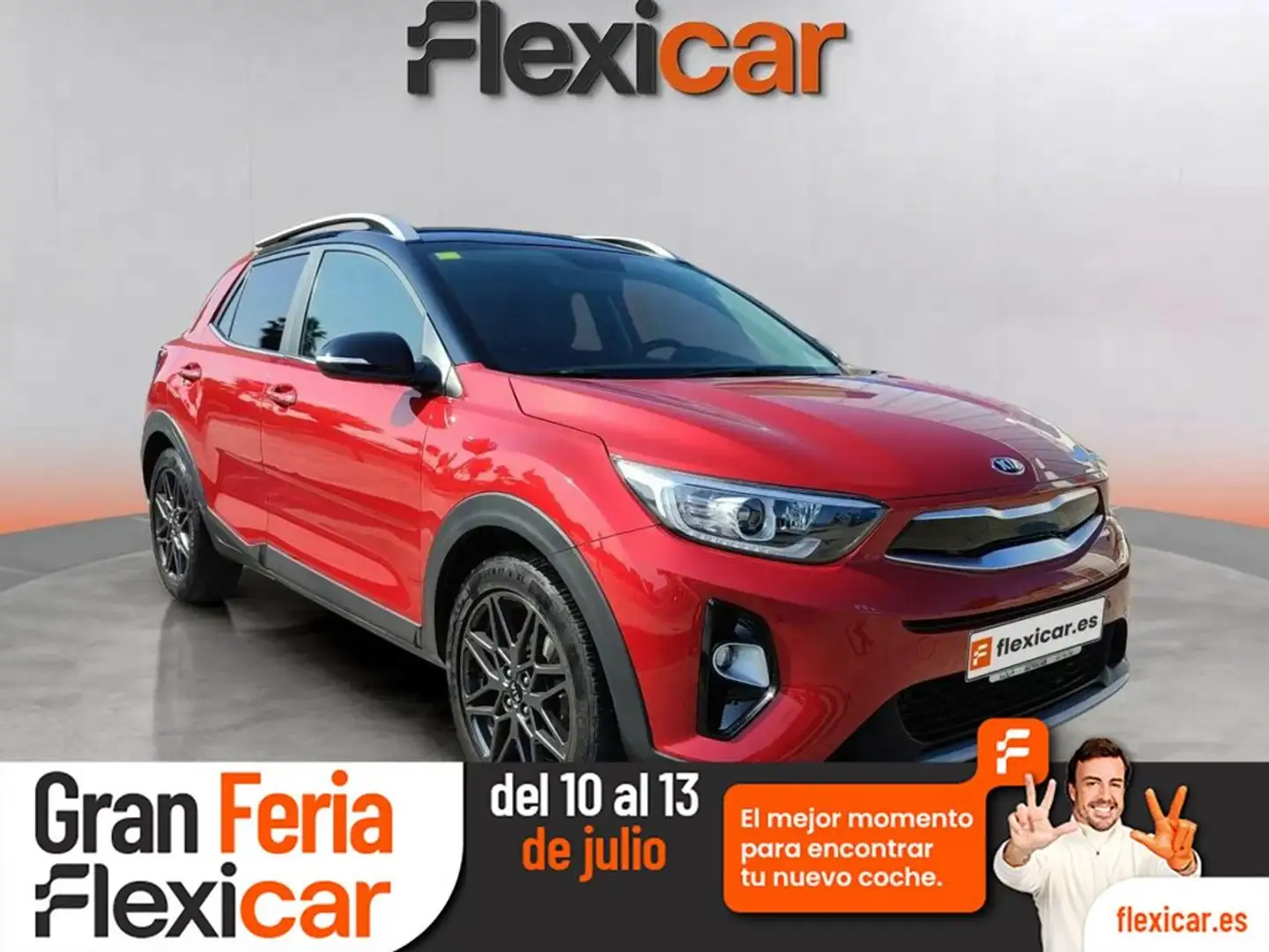 Kia Stonic 1.0 T-GDi 88kW (120CV) Black Edition Rood - 1