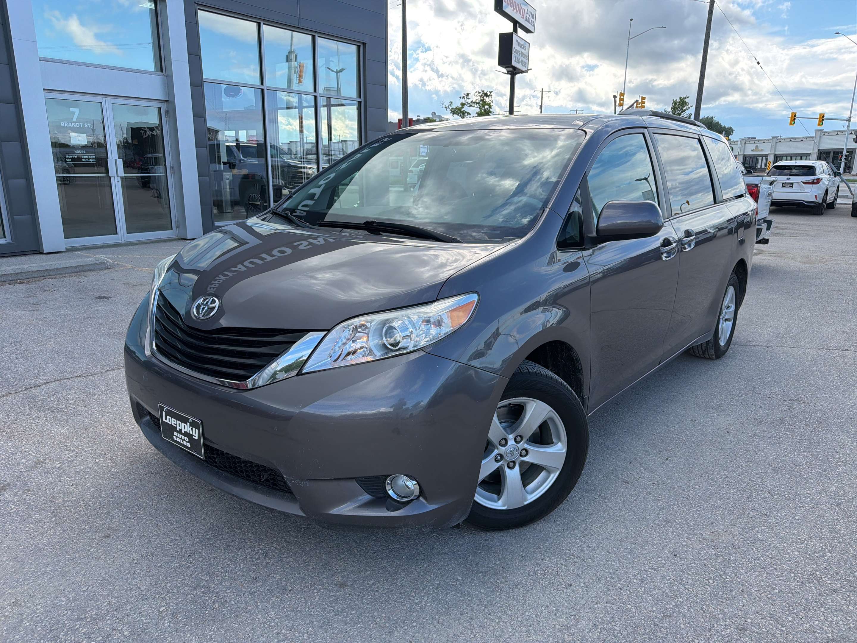 Gray 2011 Toyota Sienna Minivan Front-Wheel Drive 6-Speed Automatic