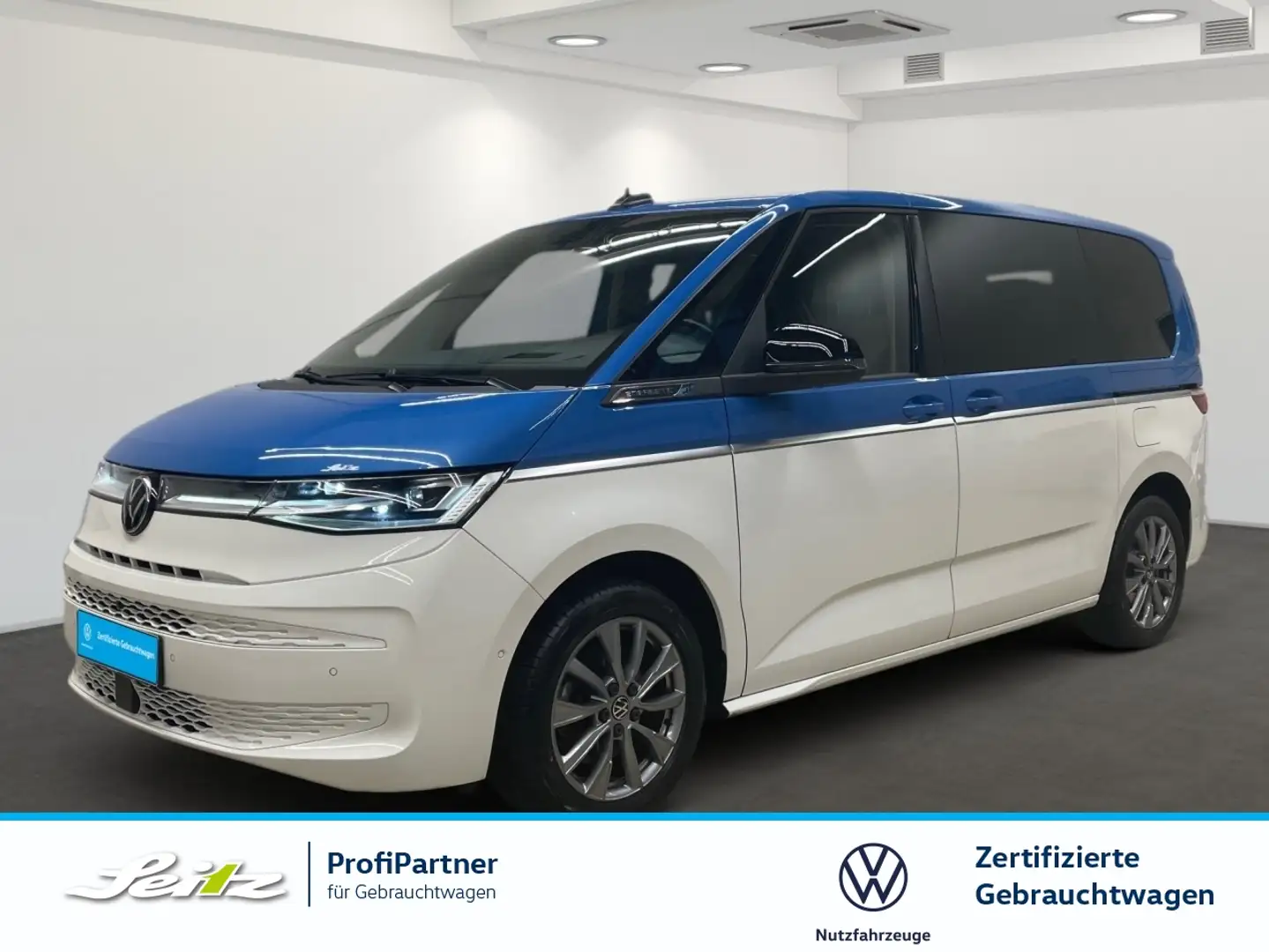 Volkswagen T7 Multivan Multivan 1.4 TSI eHybrid KÜ Energetic *PANO*MATRIX Blau - 1