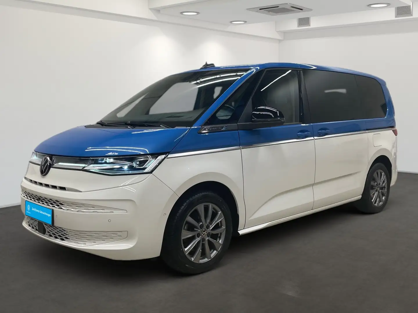 Volkswagen T7 Multivan Multivan 1.4 TSI eHybrid KÜ Energetic *PANO*MATRIX Blau - 2