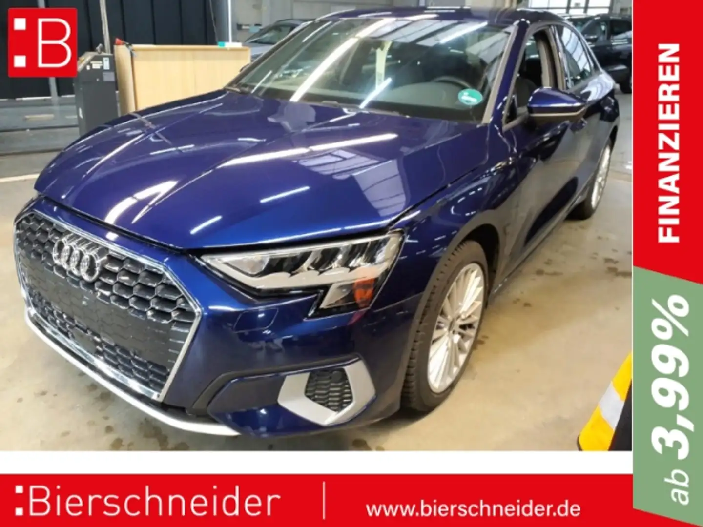 Audi A3 Limousine 30 TFSI Advanced NAVI SHZ PDC LED Blau - 1