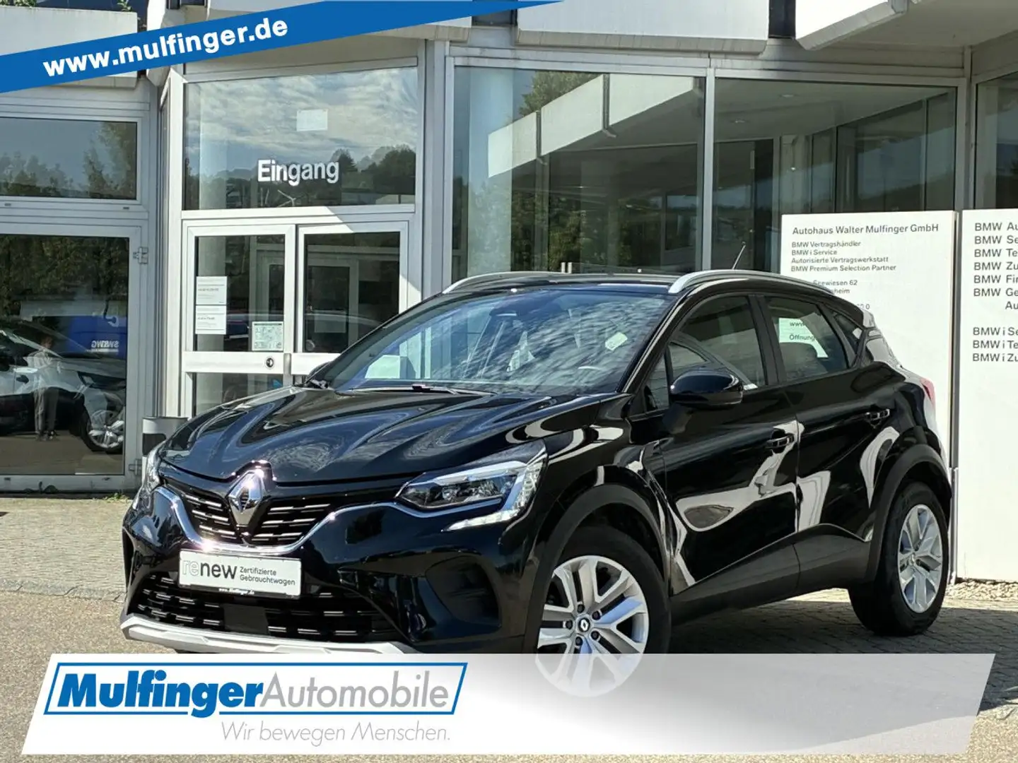 Renault Captur TCe 90 EQUILIBRE KomfZ.Lenkradh.AppleCar Nero - 1