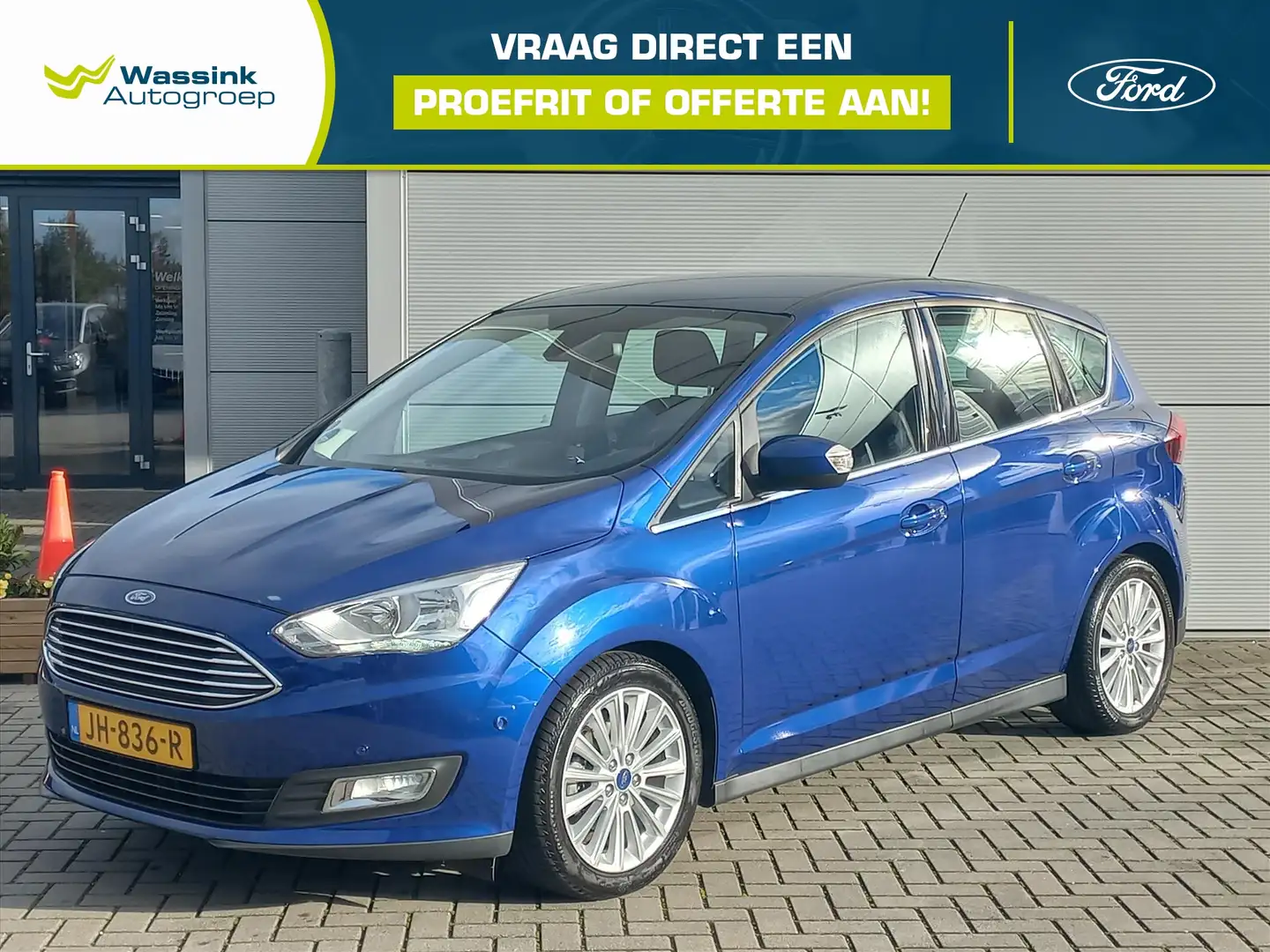 Ford C-Max 1.0T 125pk Titanium | Climate control | Navigatie Bleu - 1